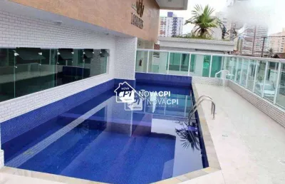 Apartamento à venda, 134 m² por r$ 720.000,00 - vila guilhermina - praia grande/sp