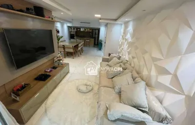 Apartamento com 3 quartos na  vila guilhermina praia grande/sp