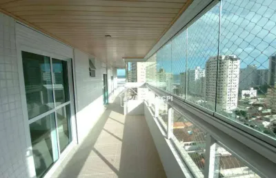 Apartamento à venda, 120 m² por r$ 780.000,00 - aviação - praia grande/sp