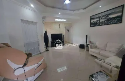 Sobrado com 3 quartos na vila guilhermina - praia grande/sp