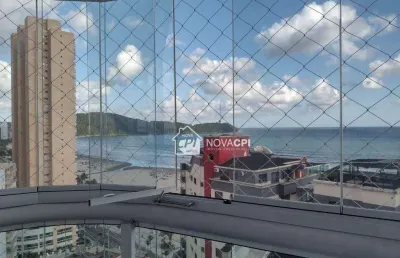 Apartamento alto padrão com vista mar à venda em praia grande