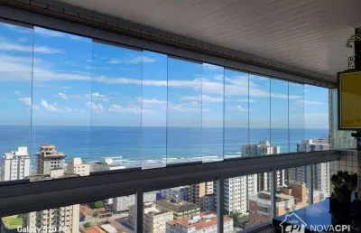 Apartamento com 3 quartos guilhermina em praia grande/sp