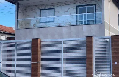 Casa em condomínio fechado com 2 quartos à venda na Avenida Pedro Américo, Parque das Américas, Praia Grande