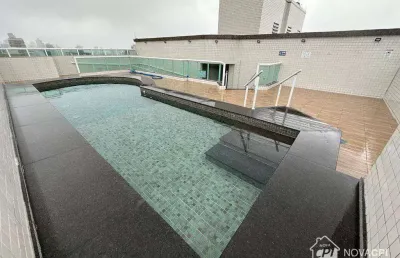 Apartamento com 2 quartos vila guilhermina praia grande/sp