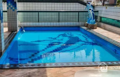 Apartamento com 2 quartos à venda no canto do forte praia grande/sp