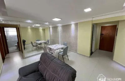 Apartamento 3 quartos mobiliado para venda em praia grande sp