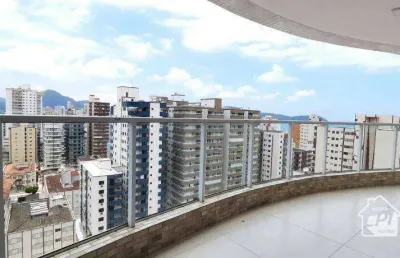 Apartamento com 3 suítes à venda na vila guilhermina praia grande/sp