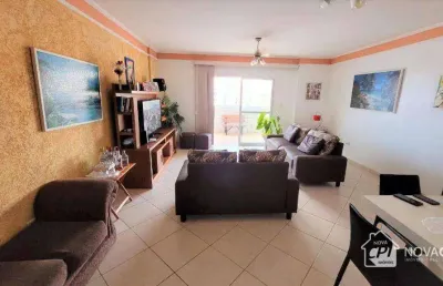 Apartamento com 3 quartos mobiliado na  aviação praia grande/sp
