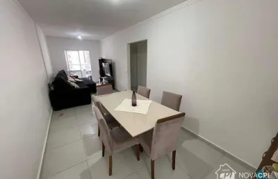Apartamento em praia grande 3 quartos lazer completo
