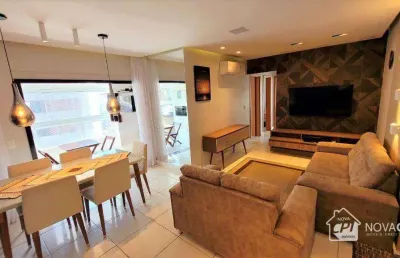 Apartamento com 3 quartos vila guilhermina na praia grande/sp