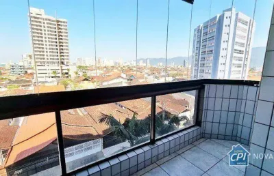 Apartamento com 2 quartos caiçara na praia grande/sp