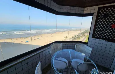 Apartamento com vista mar 3 quartos em praia grande sp