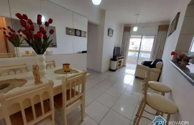 Apartamento com 1 quarto à venda, 58 m² na aviação - praia grande/sp