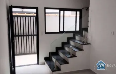 Sobrado com 2 quartos na vila sônia praia grande/sp