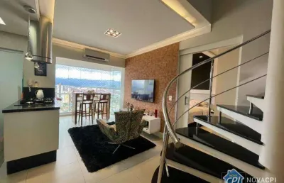 Cobertura duplex em santos lazer completo alto padrão