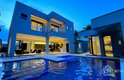 Casa de luxo à venda no condomínio jardim acapulco – praia de pernambuco, guarujá