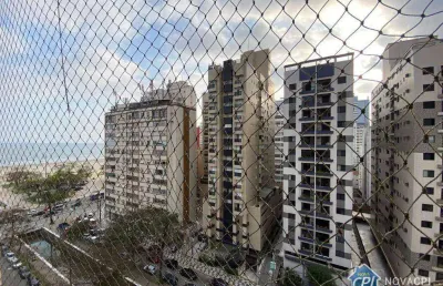 Apartamento com 3 quartos vista mar  à venda - gonzaga / santos
