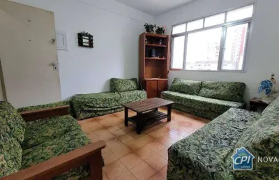 Apartamento na guilhermina em praia grande com 1 quarto