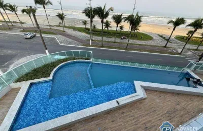 Apartamento com 2 quartos vila caiçara na praia grande/sp