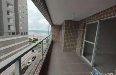 Apartamento vista mar com 2 quartos no balneário flórida em praia grande/sp