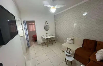 Apartamento com 1 quarto vila guilhermina praia grande/sp