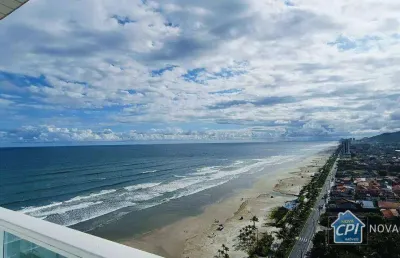 Cobertura com 3 quartos maracanã na praia grande/sp
