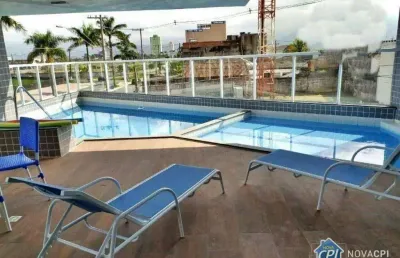 Apartamento com 1 quarto na mirim em praia grande/sp