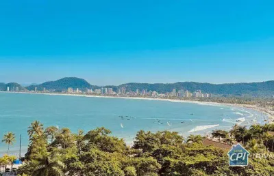 Apartamento de luxo no guarujá com vista para o mar, 3 suítes e varanda gourmet