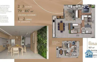 Apartamento com 3 quartos canto do forte na praia grande/sp