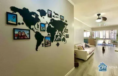 Apartamento com vista privilegiada para o mar  em santos