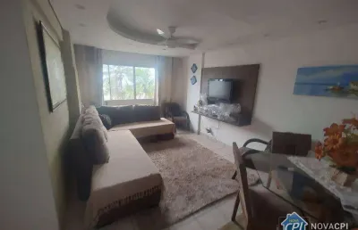 Apartamento frente mar com 2 quartos no caiçara em praia grande/sp