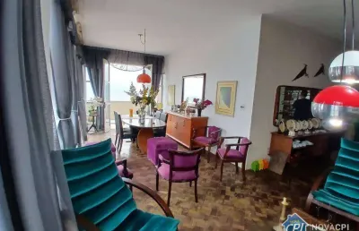 Apartamento frente mar 3 dormitórios | 175m² | sacada | garagem | praia do itararé, são vicente
