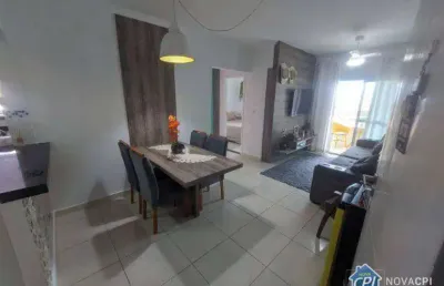 Apartamento com 2 quartos na praia do caiçara em praia grande/sp