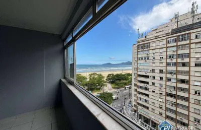 Apartamento com vista mar em santos 3 quartos oportunidade