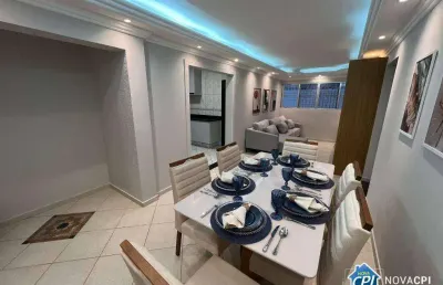 Apartamento com 2 quartos vila guilhermina na praia grande/sp