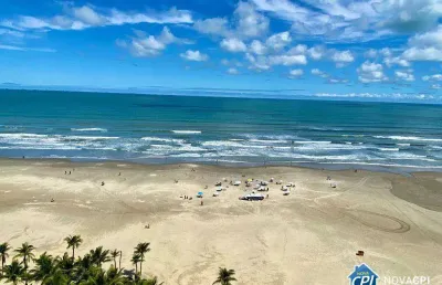 Apartamento com 1 quarto vila guilhermina na praia grande/sp