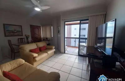 Apartamento vista mar com 2 quartos na vila guilhermina em praia grande/sp