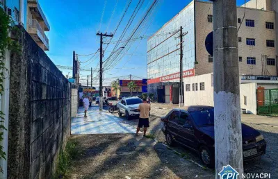Terreno à venda no bairro guilhermina, em praia grande/sp