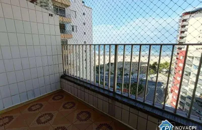 Apartamento com 2 quartos mobiliado e vista mar à venda na guilhermina – praia grande/sp