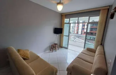 Apartamento mobiliado com vista mar na guilhermina – 2 quartos, sacada e 1 vaga!