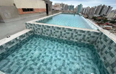 Apartamento com 2 quartos canto do forte praia grande/sp