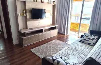 Apartamento com 1 quarto em praia grande lazer completo
