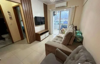 Apartamento com 2 quartos no canto do forte em praia grande/sp