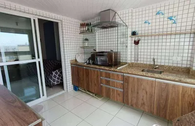Apartamento com 2 quartos na tupi em praia grande/sp
