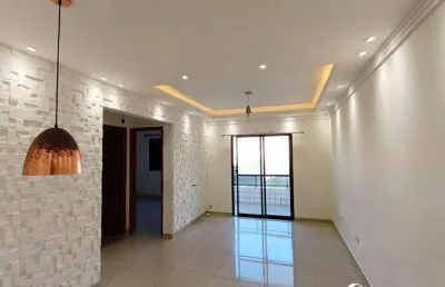 Apartamento com 1 quarto na tupi em praia grande/sp