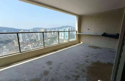 Apartamento alto padrão com 3 quartos no canto do forte em praia grande/sp