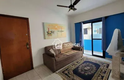 Apartamento com 1 quarto na aviação em praia grande/sp