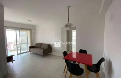 Flat com 2 dormitórios para alugar, 70 m² boqueirão - santos/sp
