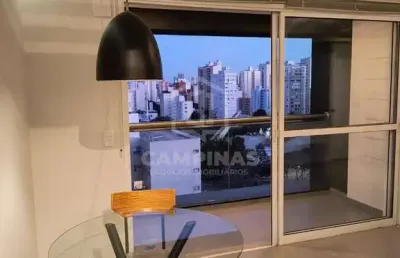 Apartamento com 1 quarto para alugar no cambuí, campinas , 47 m2 por r$ 4.200