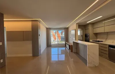 Apartamento alto padrão com 74m² à venda em jurerê internacional, florianópolis/sc